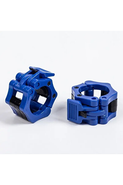 Choice11 50mm blue pair 25/50mm Safety Dumbbell Clip Quick Release Fixed Dumb...