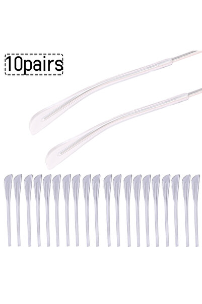 choice2 10pairs Transparent 3/5/10 Pairs Silicone Non-Slip Glasses Leg Covers...