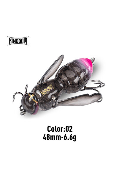 Choice KINGDOM 48mm-6.6g-02 Kingdom Fishing Lures Artificial Bait 4.2g 40mm 6...
