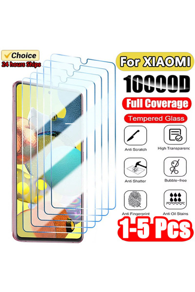 Choice15 3PCS Note 11 Pro Plus 5G 1-5PCS Tempered Glass For Redmi Note 11 12 ...