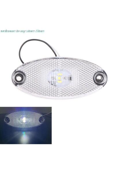 Choice WT 1 Pc 12-24V Led Side Marker Lights for Trailer Trucks Caravan Clear...