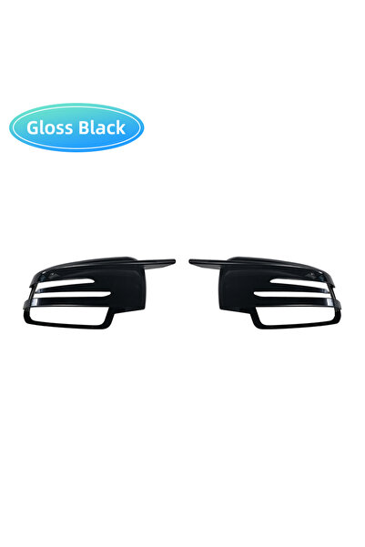 Choice Bright black Rear view Mirror Covers For Mercedes-Benz W204 E W212 W17...