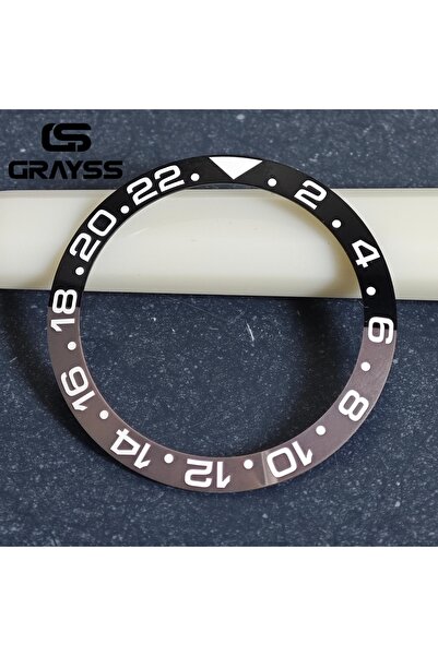 Choice black gray GRAYSS 38mm Ceramic For 40mm SUB Watch Case Alloy Watch Bez...