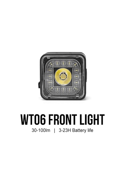 Choice5 WT06 Bicycle Smart Brake Sensing Light Front Rear Sets IP66 Waterproo...