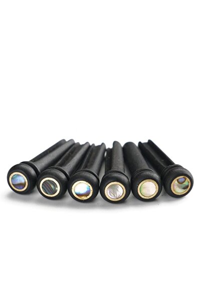 Choice8 Ebony C Miwayer Acoustic Guitar Bridge Pins of Various Styles 6pcs , ...