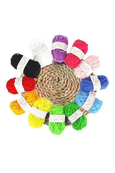 Choice 12color 12pcs Multicolor Yarn Knitting Supplies , Crochet Craft For Cr...