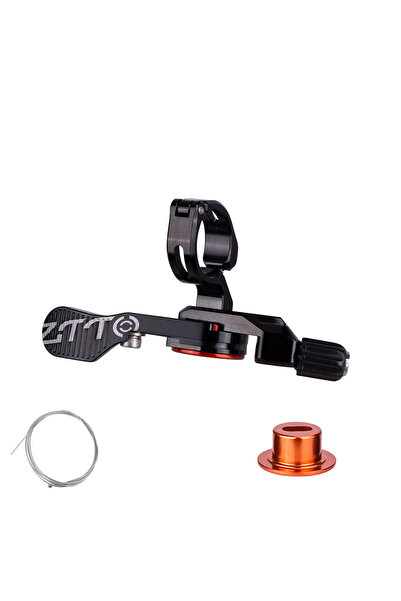 ZTTO Orange MTB Dropper Seat Post Lever Bicycle Adjustable Seatpost Remote Co...