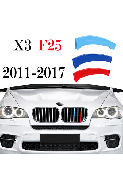 choice2 شريط تزيين شبكة السيارة F25 11-17 مكون من 3 قطع لسيارة BMW X3 E83 F25...