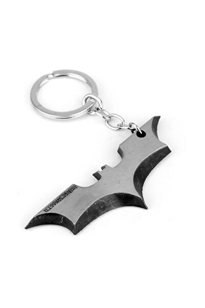 Choice C Gothic Bat Keyring - Metal Darts Cosplay Keychain, Film-Inspired Jew...