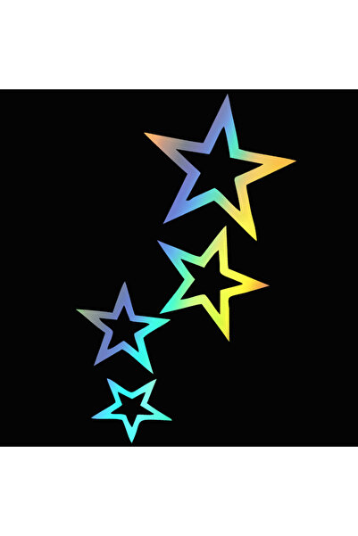 Choice 12CMX24CM G07803 LASER G078 12CMX24CM stars car sticker vinyl car deca...