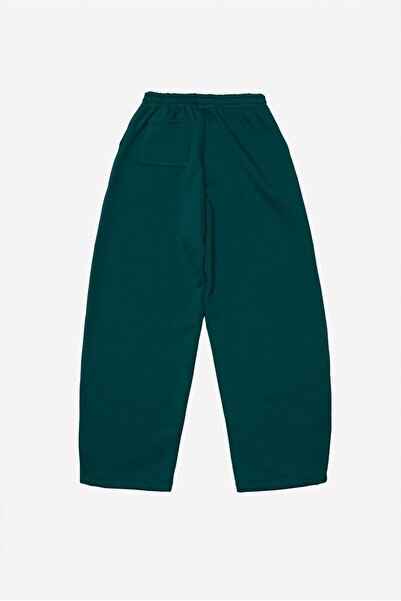 Crupt Studio Yeşil Balon Fit Stoperli Sweatpant Erkek Eşofman Altı