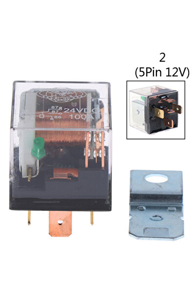 Choice1 A2 5Pin 4Pin Waterproof Automotive Relay 12V 100A SPDT Random Color C...