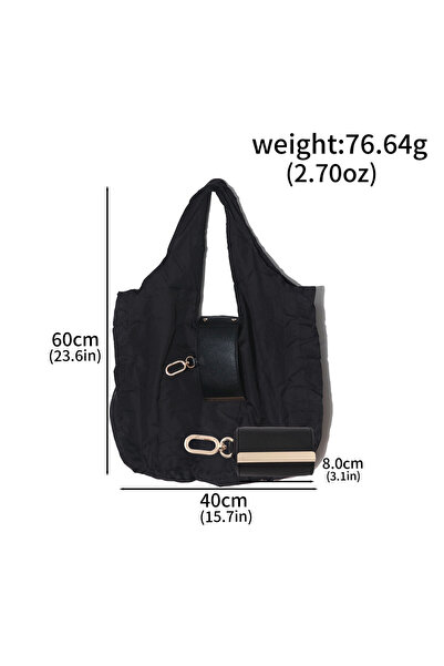 Choice1 BG00257-02 Women Canvas Tote Bag Large Keychain Capacity Shoulder Han...