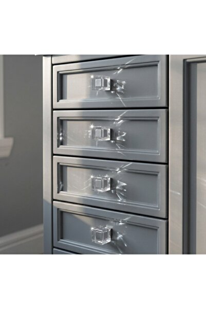 SÖZER ORMAN ÜRÜNLERİ 20mm Cube Crystal Chrome Knob Furniture Handle - (Price ...