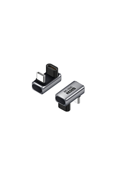Choice 1x U MF Silver U Shape PD240W USB C Adapter 8K@60Hz 80Gbps 180 Degree ...