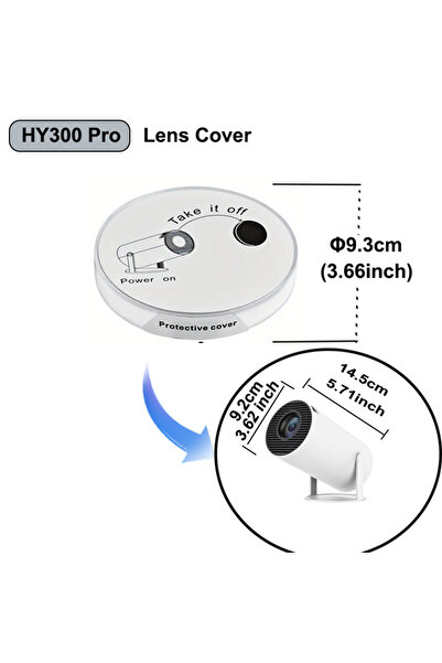 Choice for HY300 pro HY300 Pro Projector Lens Protection Cover Avoid Dust Len...