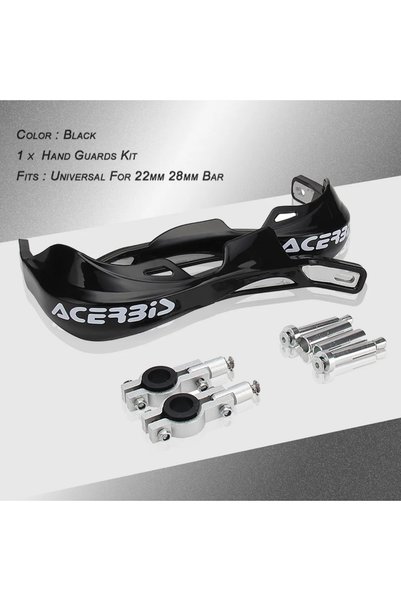 Choice 22 28mm Black 22MM 28MM Motorcycle Hand Guards Handle Protector Handgu...