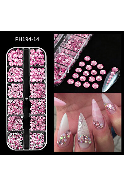 Choice PH194-14 12Grids Ocean Gold Nail Art Charms Shell/Seahorse/Starfish Wh...
