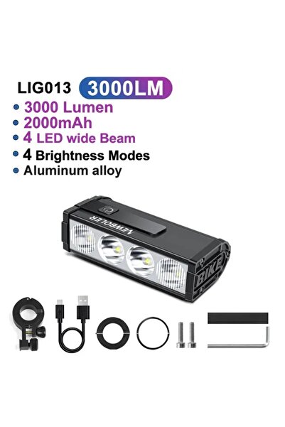 NEWBOLER >8000 Mah 2000-3000 Lumen LIG013 Bicycle Light Front 10000Lumen Bike...