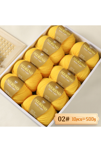 Choice 02 Chicken Yellow 500g of High-Quality 212 Medium-Fine Alpaca Wool Yar...
