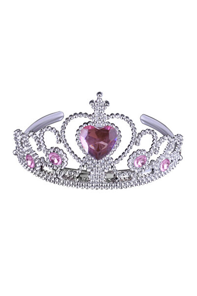 Choice pink Lovely Plastic Hairbands Blue Rhinestone Princess Crown Headbands...