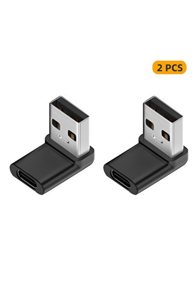 Choice 2x AG-CM LT-FM USB 3.0 Male to Type-C Female 90 Degree Right Angle Ext...