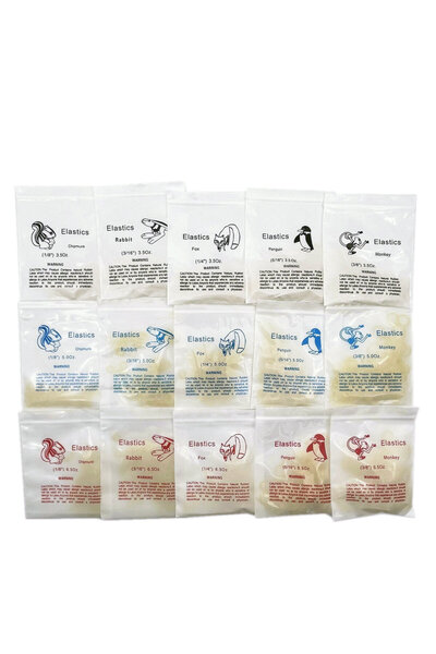 Choice 6.5oz Rabbit 100pcs/bag Dental Orthodontic Bands Ortho Elastics Latex ...
