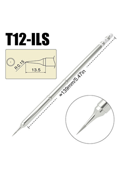 Choice5 T12-ILS T12 Series Soldering Iron Tip for Hakko FX951 FX-950 BK969D F...
