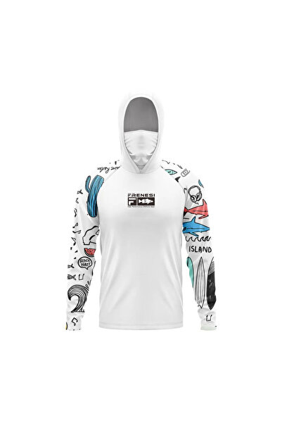 Choice XL FRBSYCLSCMZ1 Fishing Shirts Men Sun Protection Hoodie Mask All-in-o...