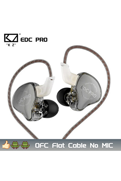 Choice OFC No MIC NEW KZ EDCPRO HIFI Best In-ear Wired Earphone high-sensitiv...