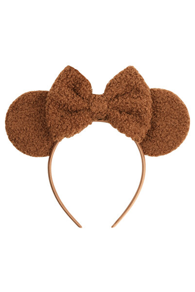 Choice11 Colour 10 1pc Fashion Plush Hairband Simple Solid Color Minnie Mouse...