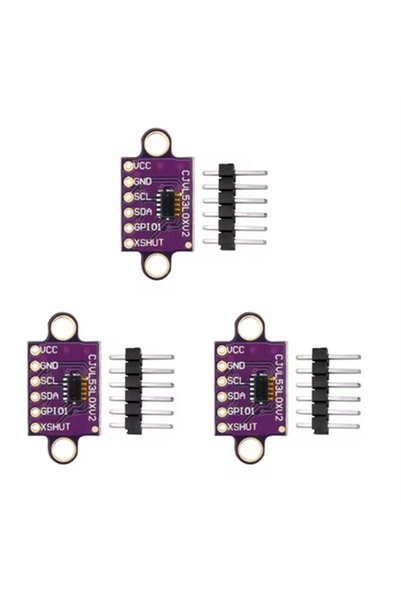 Choice 3PCS 1-10PCS VL53L0X Time-of-Flight (ToF) Laser Ranging Sensor Breakou...