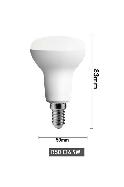 Choice Warm White R50 9W LED BULBs E14 E27 Base R39 R50 R63 R80 15W 12W 9W 5W...