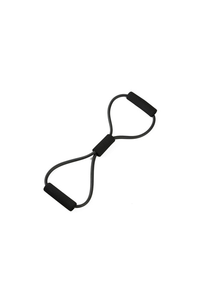 Choice black Yoga Resistance Bands Elastic Band Sports Exercise Puller 8-shap...