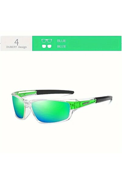 Choice1 Green4 DUBERY Polarized Sunglasses For Men And Women 8 Colors Model 620