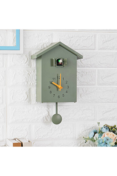 Choice Green 20x25cm Cuckoo Quartz Wall Clock Modern Bird Home Living Room Ha...