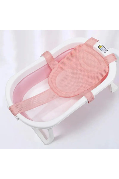 Choice C57-Pink Newborn Adjustable Bathtub Pillow Seat Cushion Cross-shaped A...