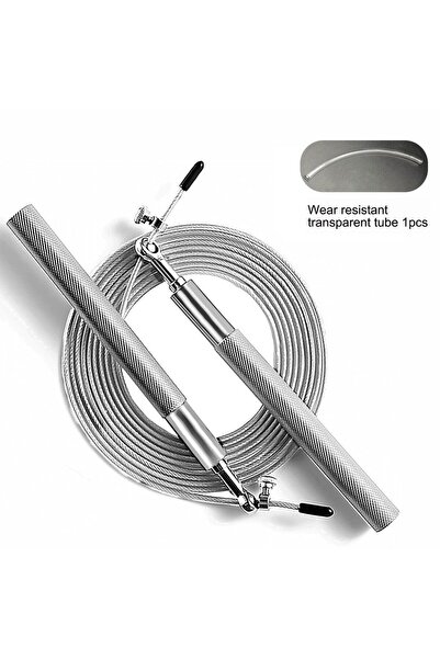 Choice Silver WorthWhile Crossfit Jump Rope Professional Speed Bearing Skippi...
