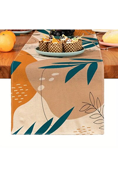 Choice 33X183cm Pattern 3 1pc Simple Plant Table Runner, BohemiaKitchen Dinin...