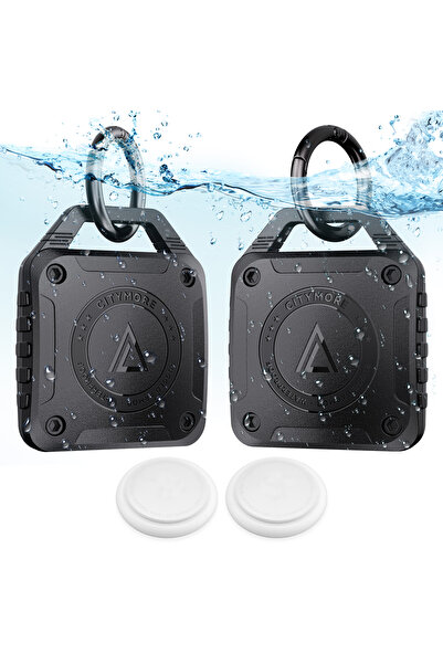 Choice 2 pack For AirTag Keychain Holder IPX8 Waterproof Airtags Case Ultra-C...