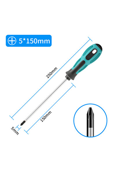Choice12 PH 5X150mm 1PCS Multifunctional Flat Head Cross Screwdriver Magnetic...