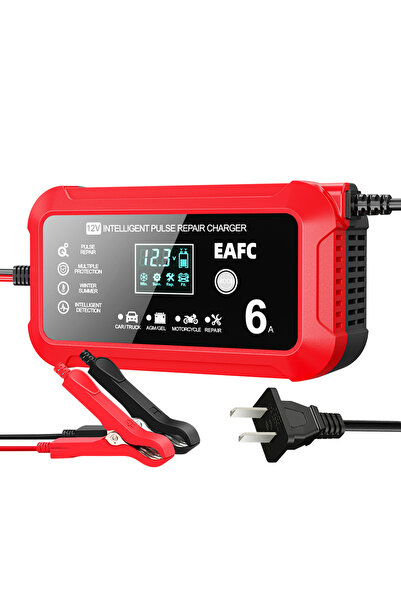 Choice5 New 12V 6A US plug Car Battery Charger 6A 12V Car and Motorcycle Batt...