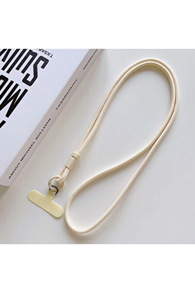 Choice8 B7 Beige Personalize Trend Solid Color Mobile Phone Lanyard Diagonal ...