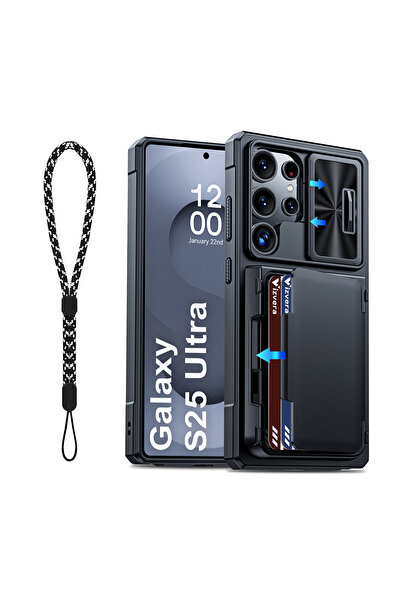 Choice10 For Galaxy S25 Ultra lanyard for S25 Ultra Case Wallet, Cards Holder...