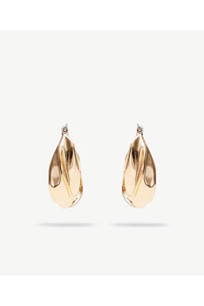 Yargıcı Textured Hoop Earrings