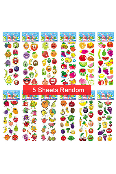 Choice8 5 KT SC SG Stickers 5 Sheets Kids Stickers Puffy Stickers for Childre...