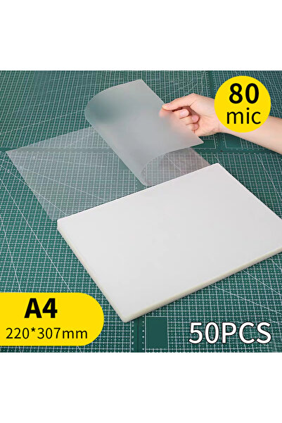 Choice A4 80mic 50pcs 50/100Pcs 3R 4R 5R 6R A4 80 Mic 5/6/7/8inch Laminating ...