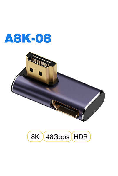 Choice 1 PCS A8K-08 HDMI2.1 UGOURD HDMI2.1 Cable Adapter Mini Micro HDMI to H...