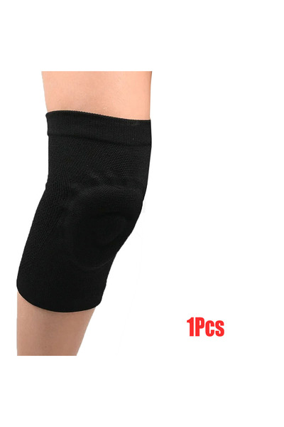 Choice L black-1pcs 1Pcs Silicone Thin Knee Pads Fitness Dance Skating Sport ...