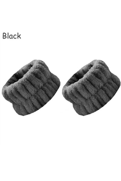 choice2 Silver 2Pcs Soft Microfiber Spa Wrist Washbands Reusable Face Washing...